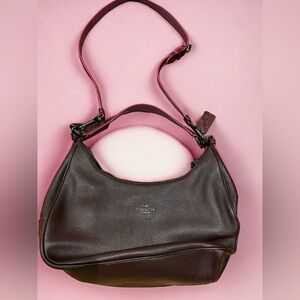 Coach Harley East Purple Snake Hobo Bag